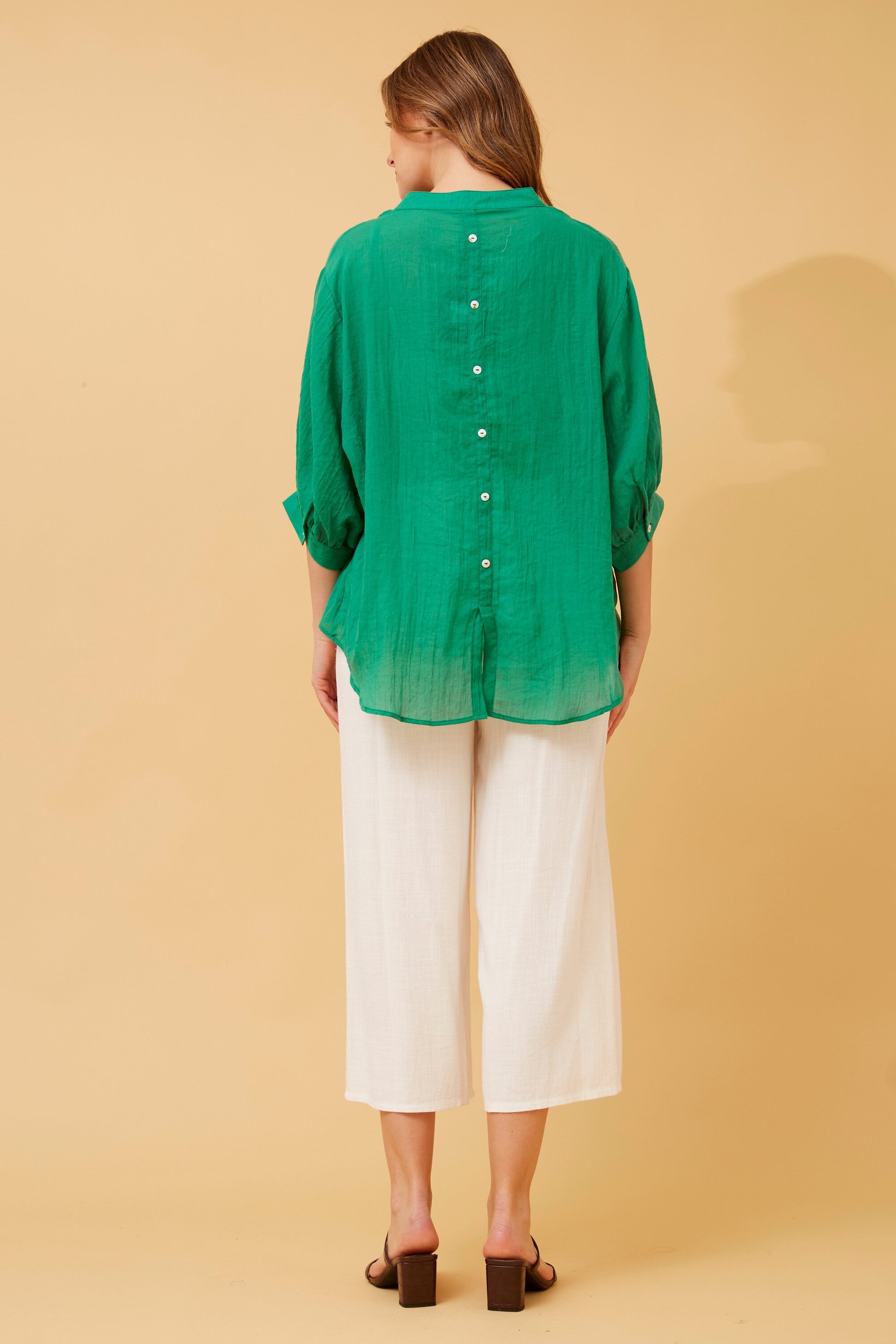 Belina Printed Top – Bold, Breezy & Effortless Style back view