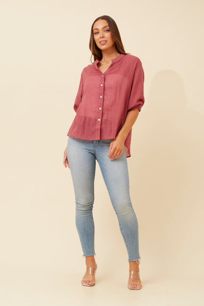 Belina Solid Shirt – Essential Plain Shirt for Every Wardrobe