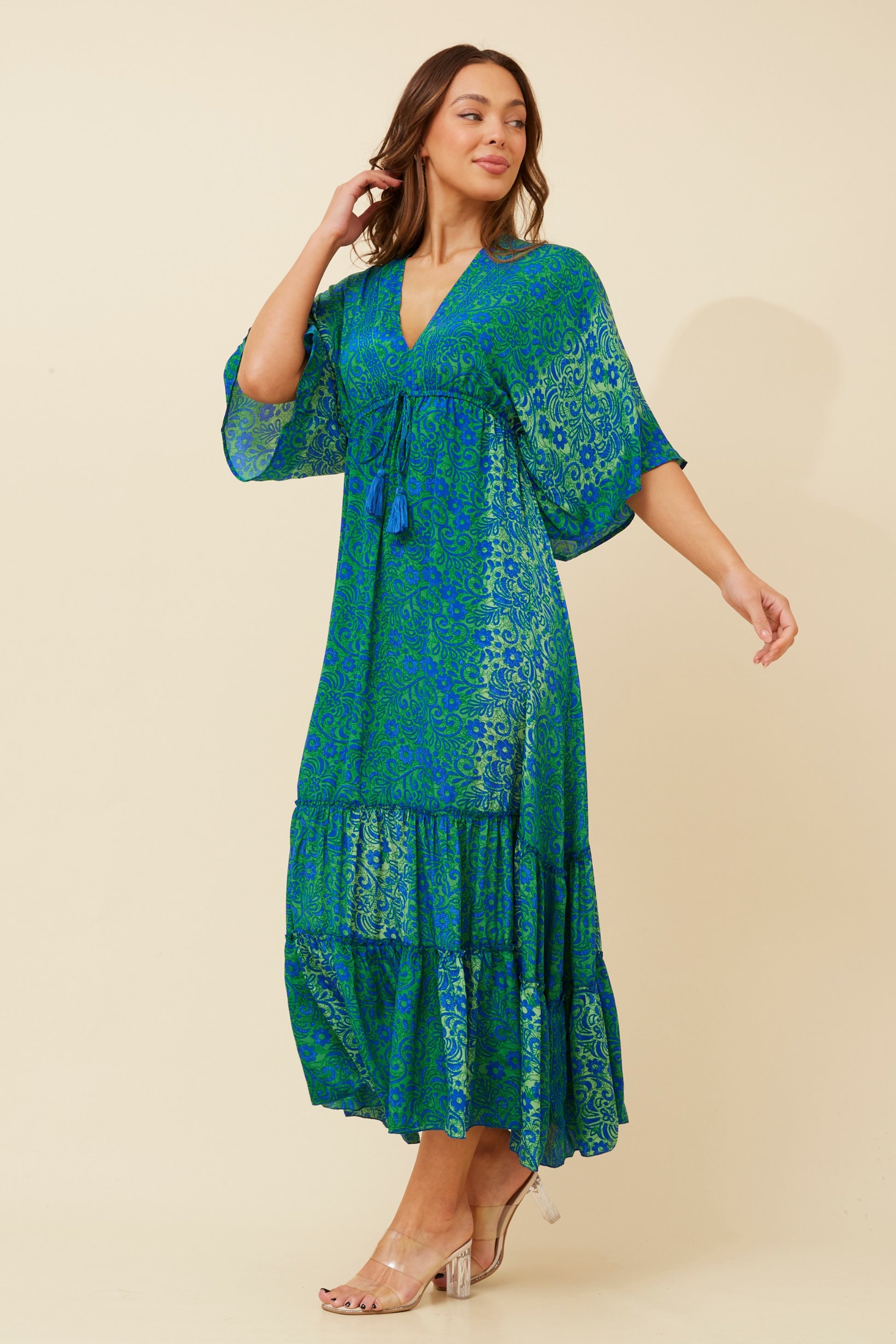Chandra Boho Maxi Dress – Flowy & Timeless Design