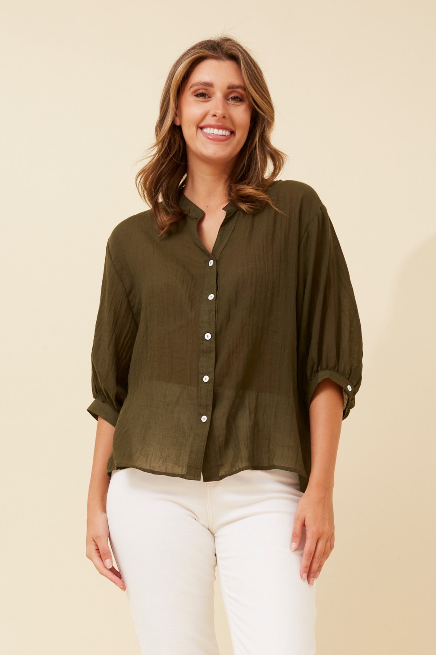 Classic Belina Plain Shirt – Effortless Style & Comfort