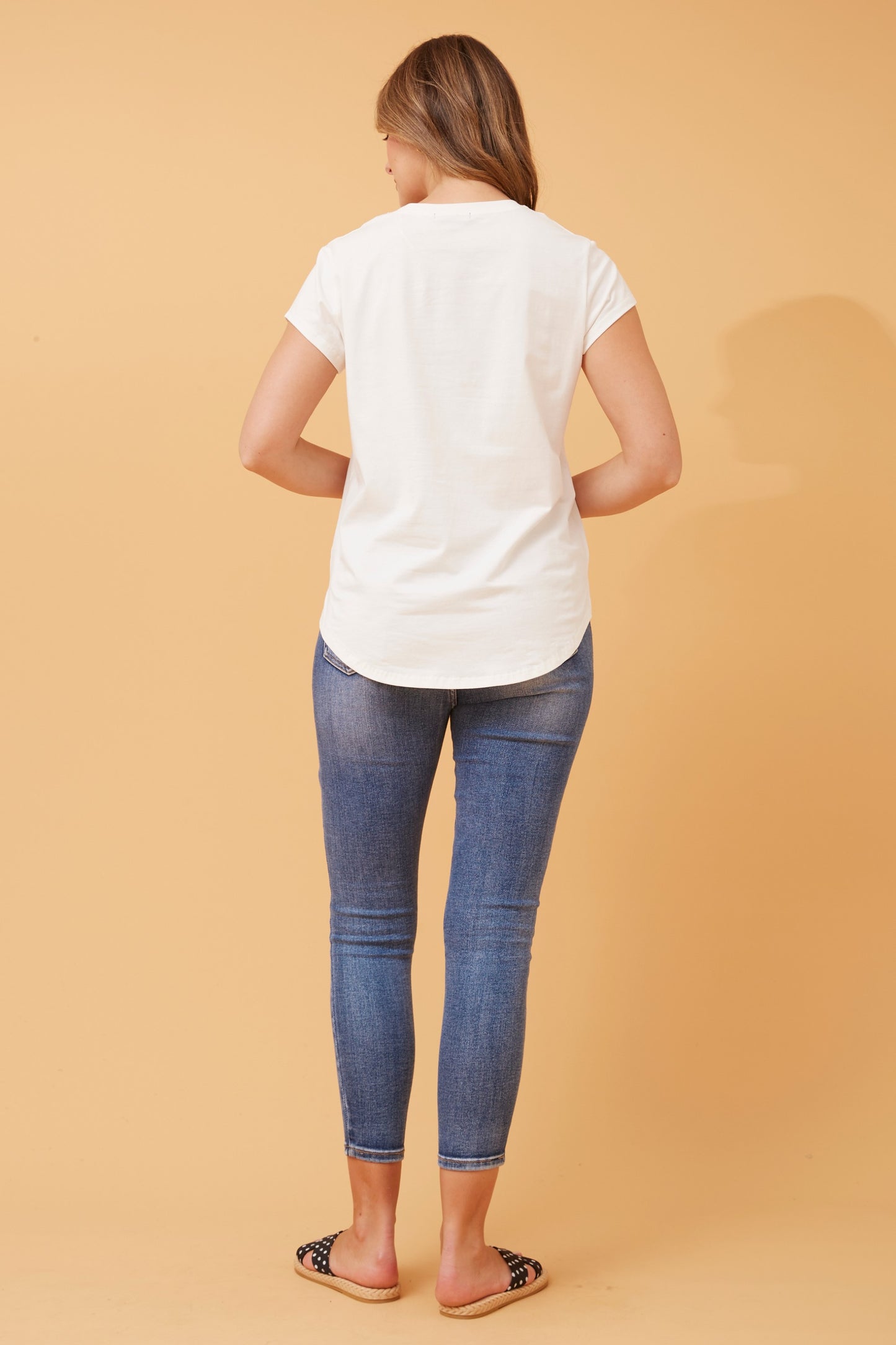 Classic White Graphic Tee – COCO Paris Short Sleeve T-Shirt