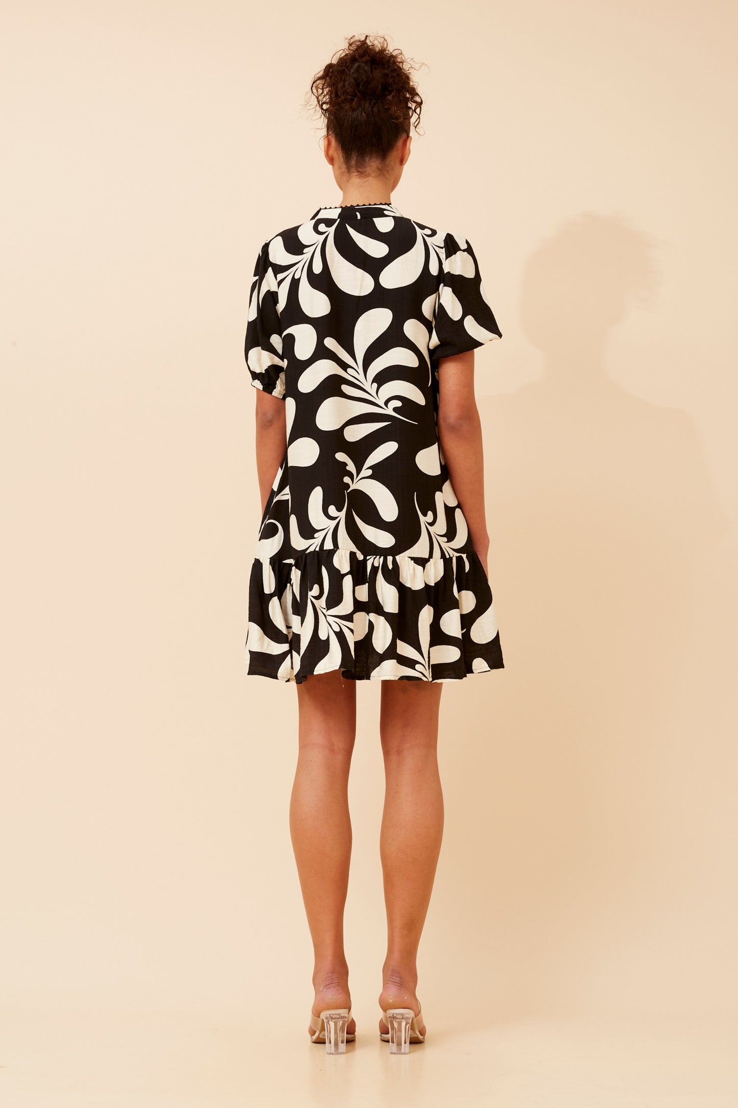 NIXA ABSTRACT PRINT DRESS