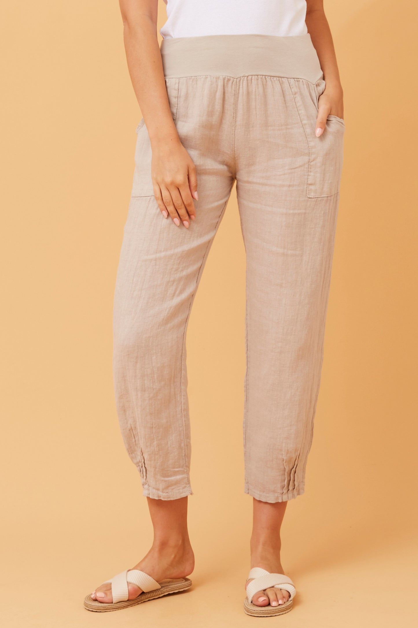FINN SOLID LINEN PANTS LINEN