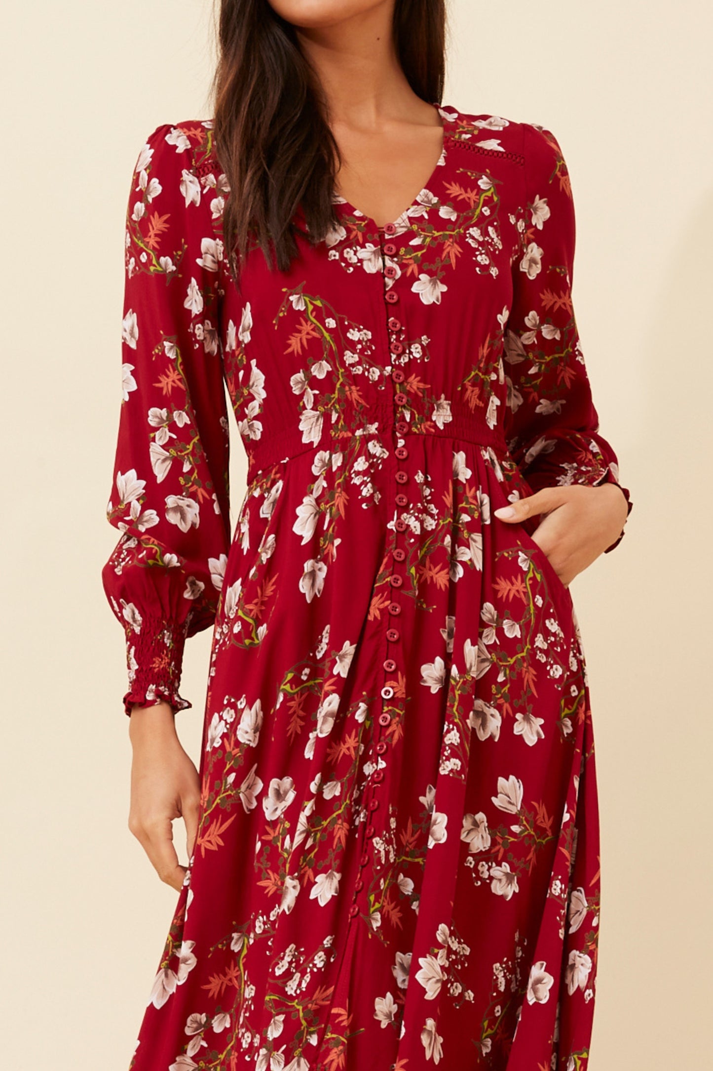 Marrakech Floral Maxi Dress – Timeless Floral Elegance