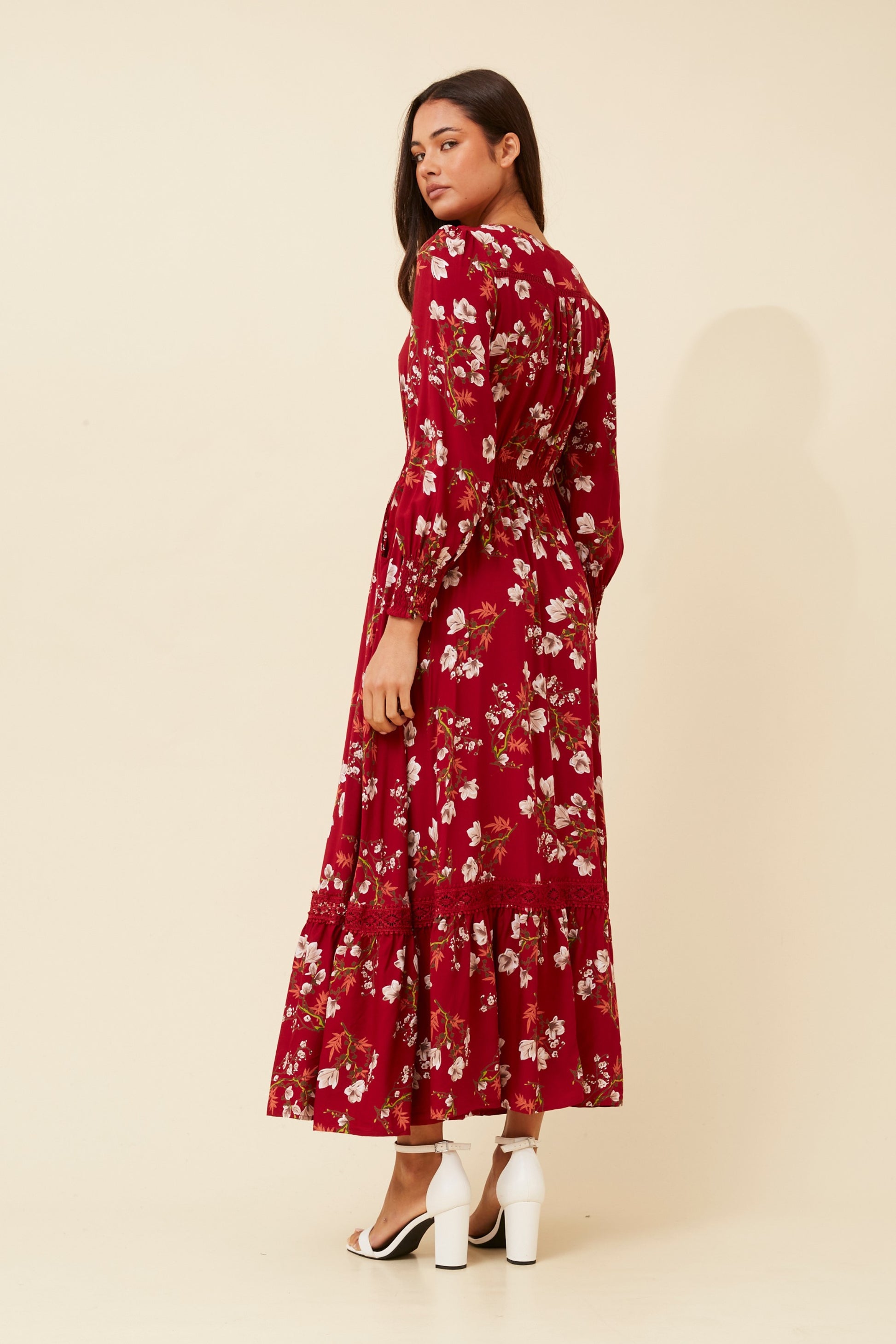 Marrakech Floral Maxi Dress – Versatile & Elegant
