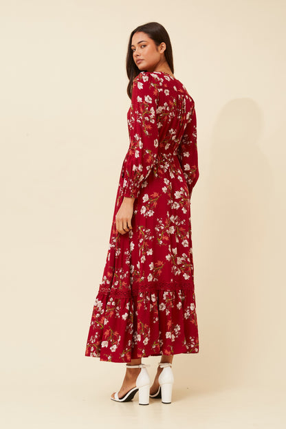 Marrakech Floral Maxi Dress – Versatile & Elegant