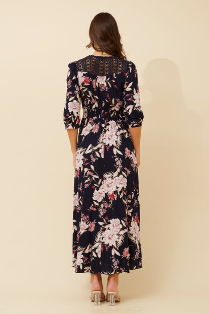 Octavia Floral Maxi Dress – Chic & Flowing Design