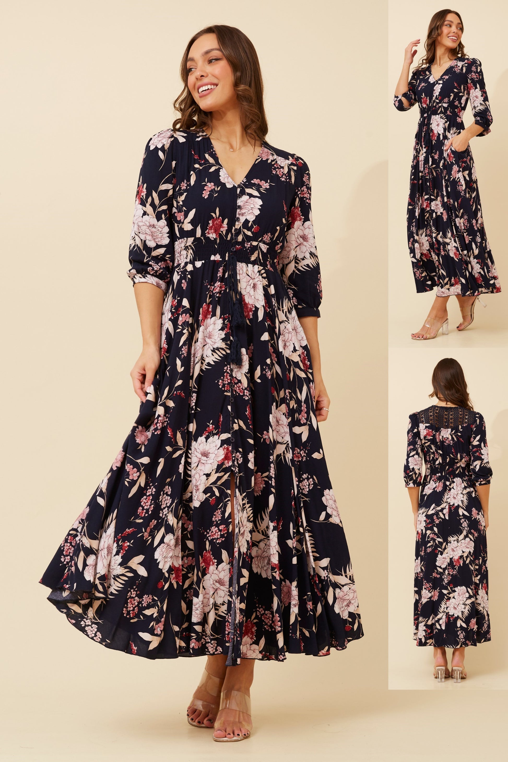 Octavia Floral Maxi Dress – Elegant & Feminine Style