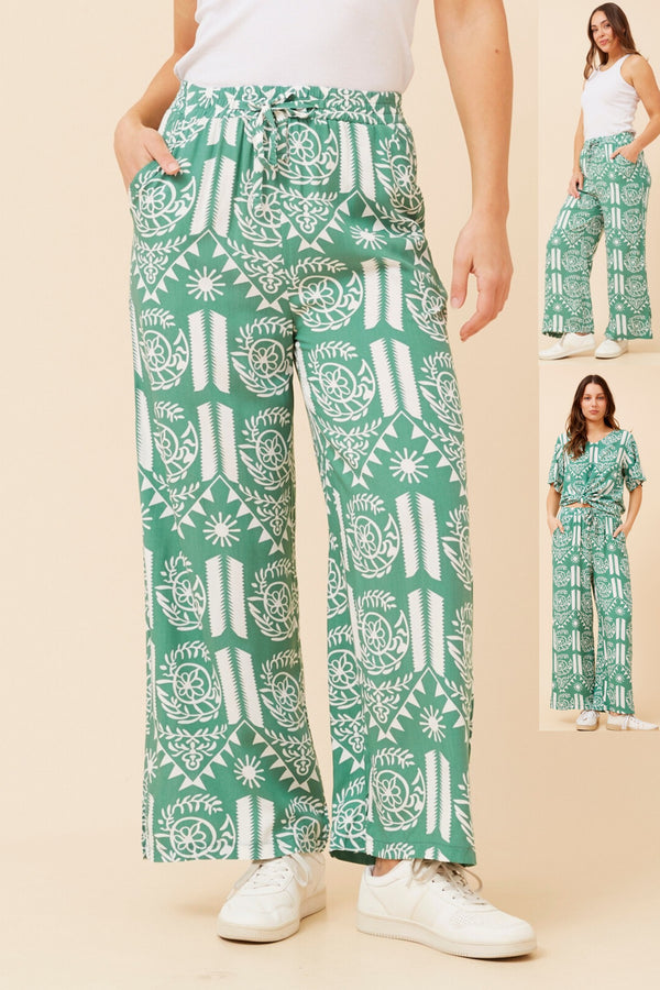 SUZZEL Abstract Pants