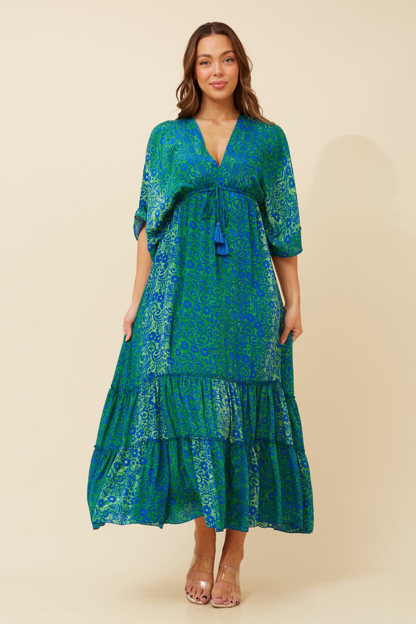 Stylish Chandra Boho Maxi Dress – Comfortable & Chic