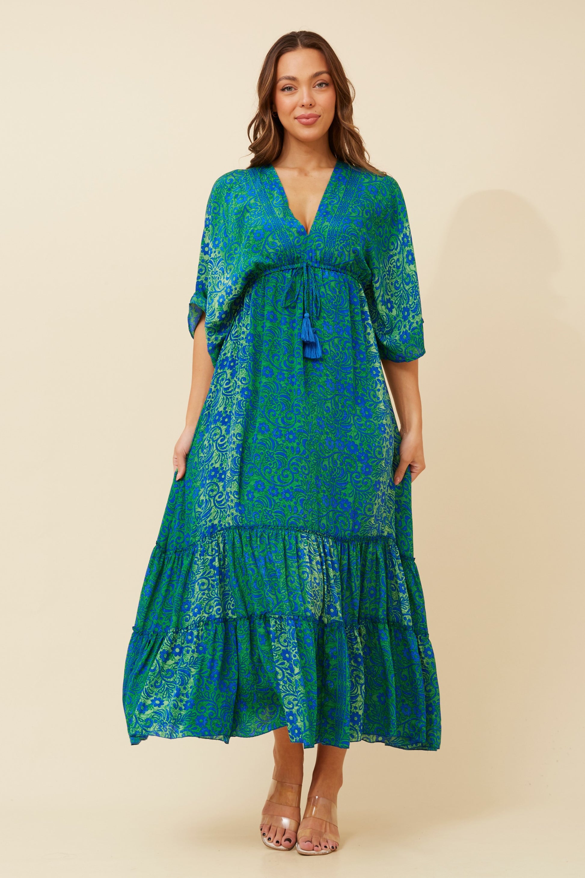 Stylish Chandra Boho Maxi Dress – Comfortable & Chic